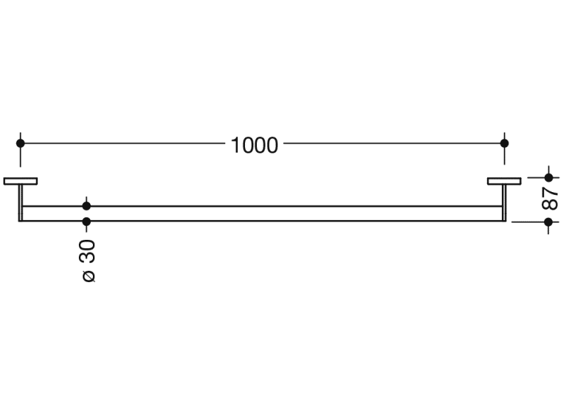 900.36.03740 ручка для захвата HEWI System 900 - Вид №1