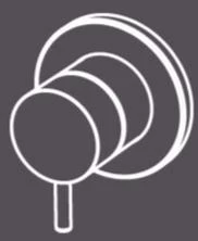 Radomonte Настенный пульт дистанционного управления из нержавеющей стали Toki Tki8