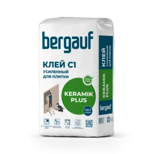 Клей для плитки Bergauf С1 Keramik Plus 25 кг
