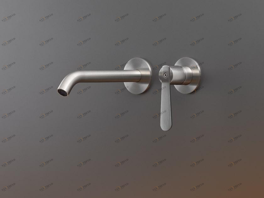 Ceadesign Смеситель для умывальника настенный из нержавеющей стали на 2 отверстия Lutezia plus Ltz 22