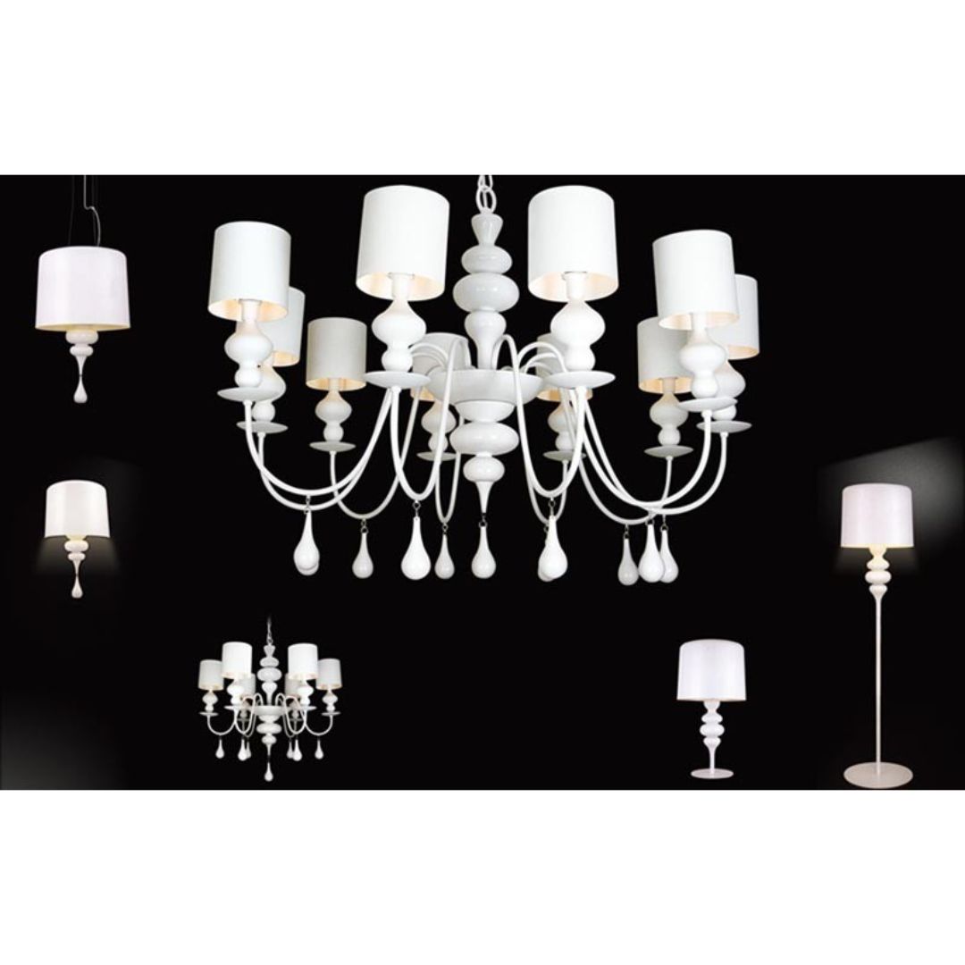 Masiero Eva STL 3+1 WH-M bianco торшер 98217 - Вид №1