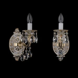 Настенный светильник бра Increase 1700/1/B/GW BOHEMIA IVELE СВЕЧА 078229 Прозрачный;серебро