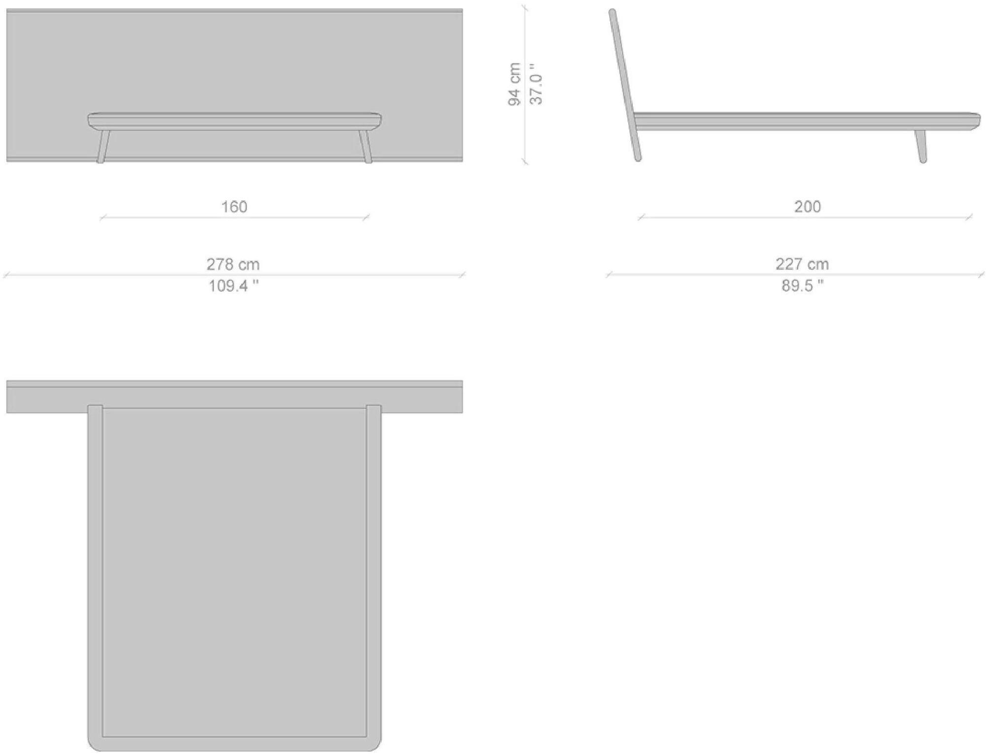 Cassina Кровать с изголовьем из ясеня  L42  - Вид №25