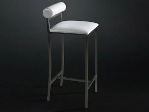 VGnewtrend Стул из ткани с подставкой для ног