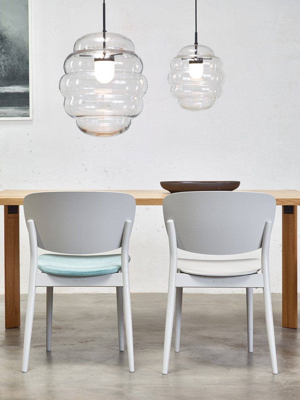 Деревянный штабелируемый стул с мягким сиденьем TON VALENCIA 313 382 ARCH-00146065 - Вид №6