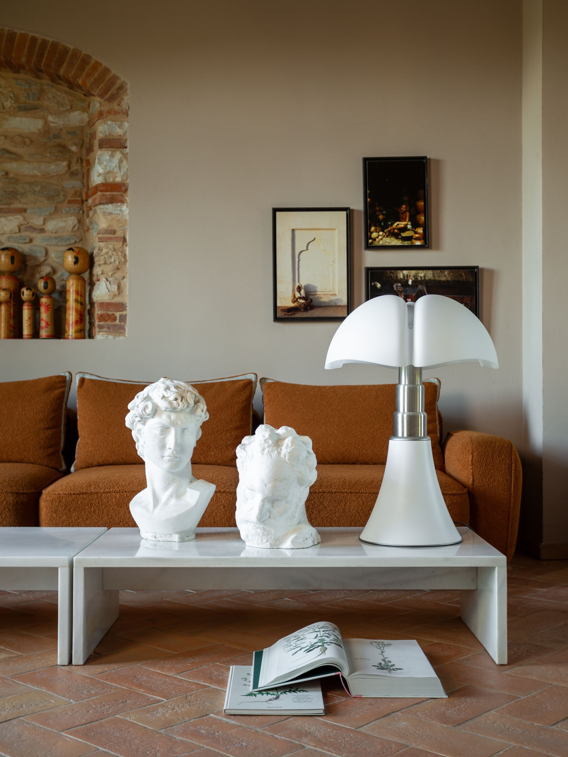 Стальная настольная лампа и метакрилатный абажур Martinelli Luce Летучая мышь ARCH-00126412 - Вид №2