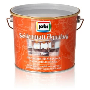 Эмаль Jobi Seidenmattaqualack (ЗайденматтАквалак) 2,7л белая "БАЗА A"