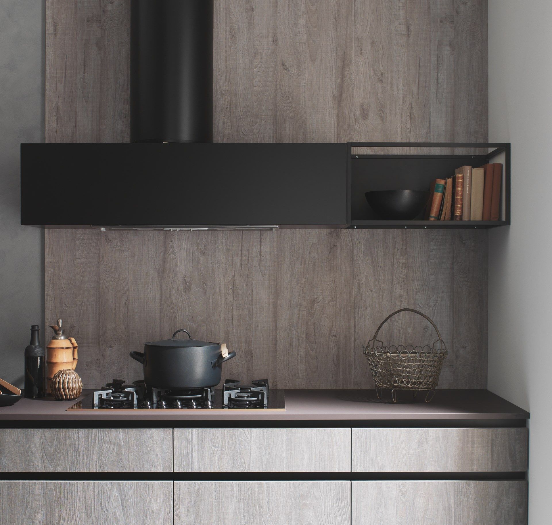 Кухня без ручек с полуостровом Floritelli Cucine ARCH-00124825 - Вид №6