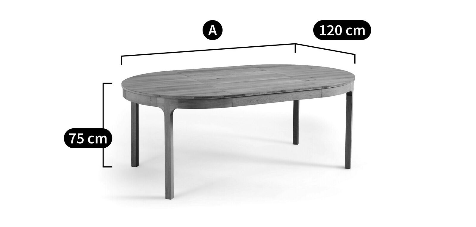 Выдвижной дубовый стол AMPM AMALRIK ARCH-00058061 - Вид №4