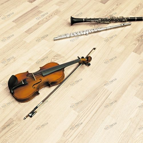 Паркетная доска Maestro Club Symphony-3 Крем 7035 Ясень Натур (Гладкая) 2283х194 мм 3600200028