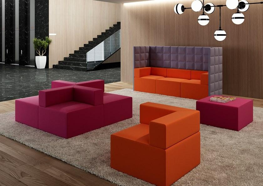 Kastel Модульное кожаное кресло Kuadra sun-id-1369259 - Вид №1