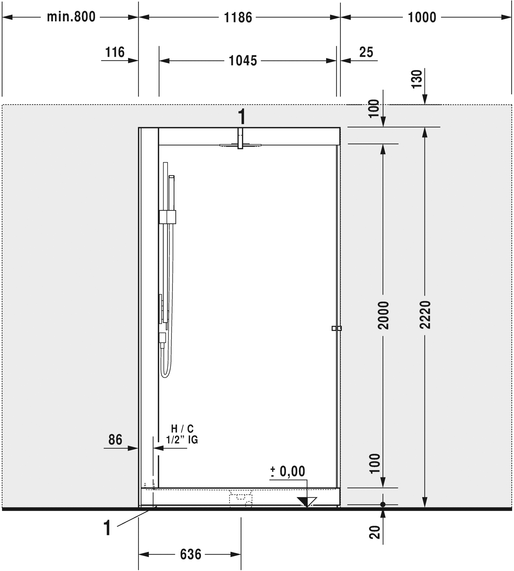 7506..002011000 Inipi Сауна Inipi Ama, отдельно стоящая Белый глянцевый декор Duravit  - Вид №5
