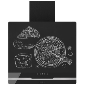 9946170 Вытяжка наклонная KRONA DOMENIKA 600 S черный/серебристый