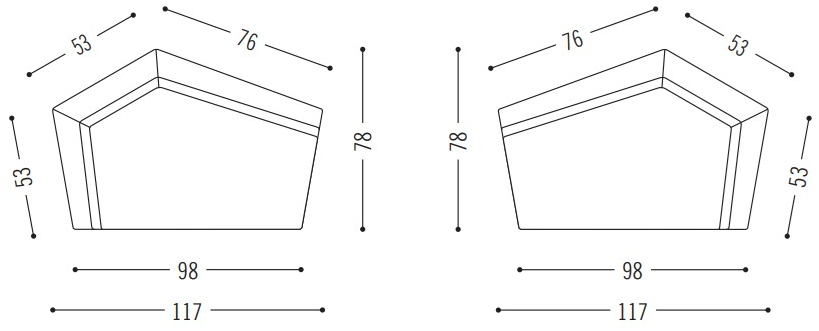 COR Диван из ткани Scope sun-id-1373839 - Вид №3