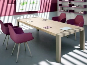 Martex Прямоугольный деревянный стол для переговоров Kyolight