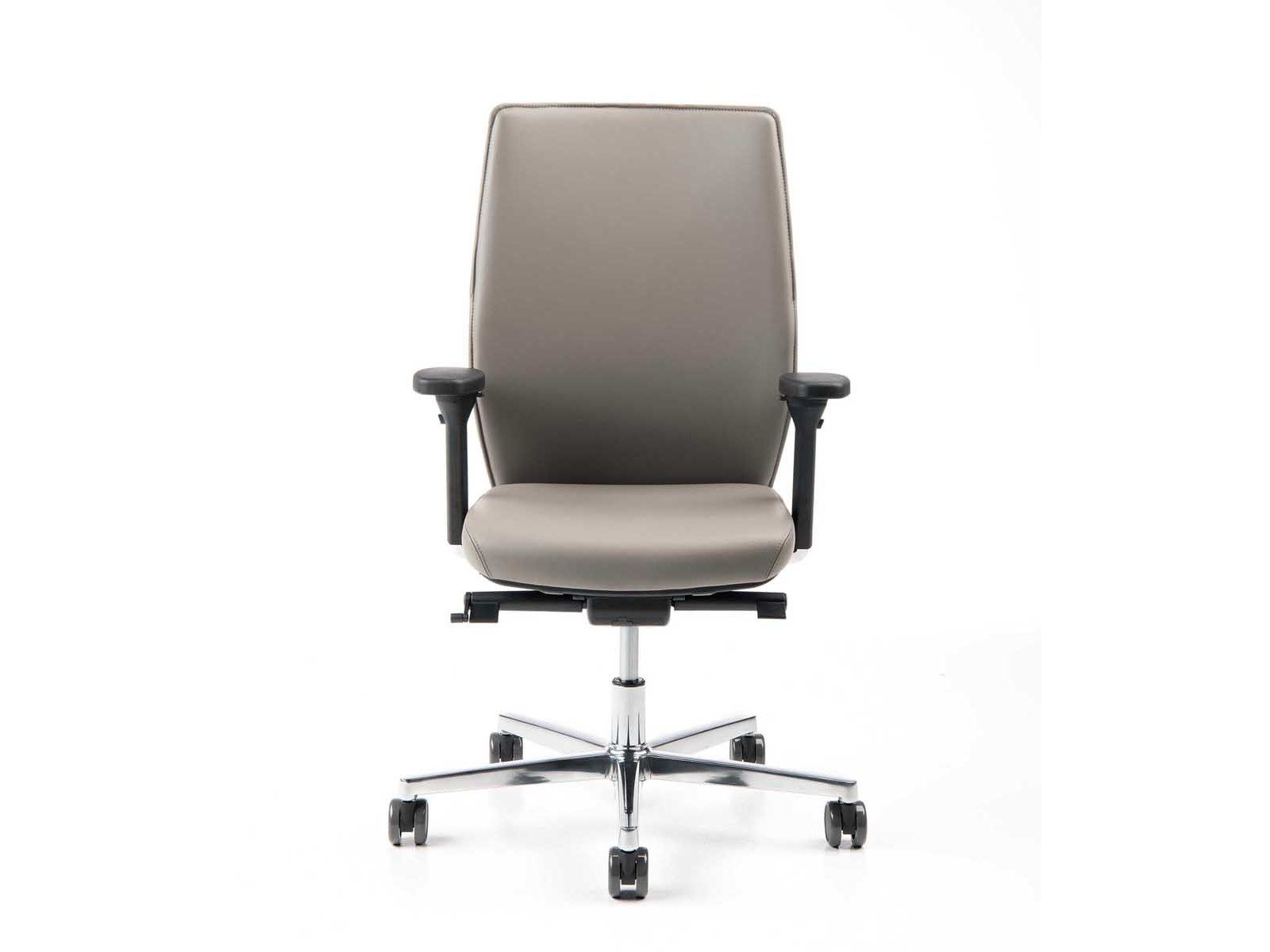 Кожаный операционный офисный стул с подлокотниками ESTEL GROUP Easy B ARCH-00131908 - Вид №1