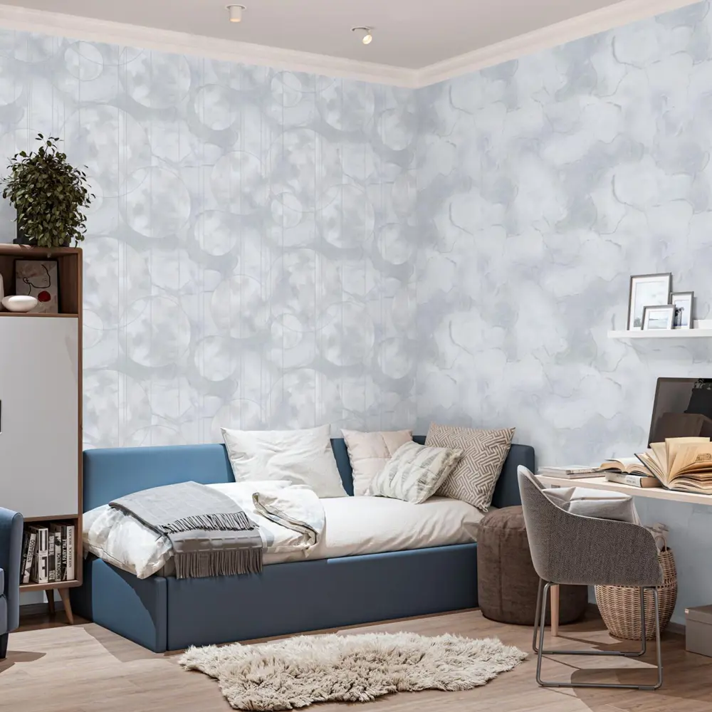 Флизелиновые обои Palitra Family Euphoria - серые 1.06 м 89390453 STLM-1414241 - Вид №5