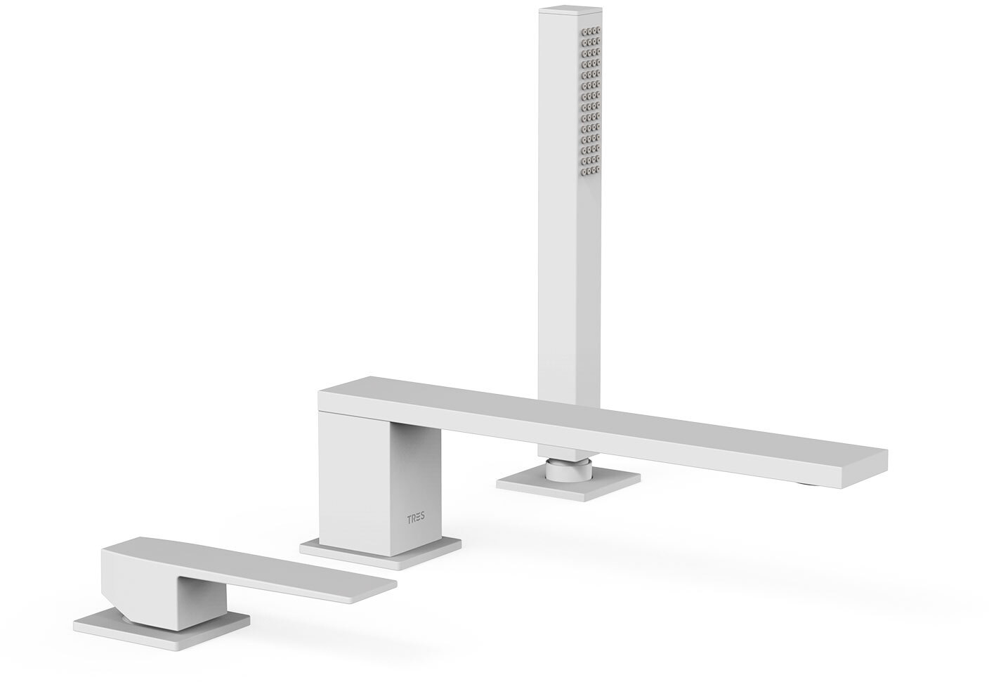 ТОНКИЙ смеситель для ванны с одной ручкой -20216101BM TRES