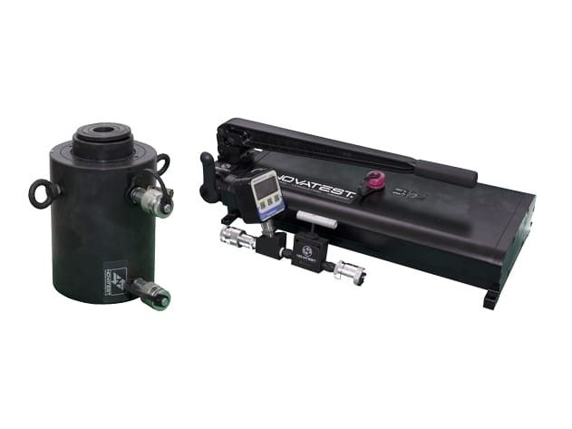 Настраиваемая гидравлическая система для испытаний на статическую нагрузку на фундаментных сваях NOVATEST нагрузочные испытания ARCH-00047461 - Вид №1