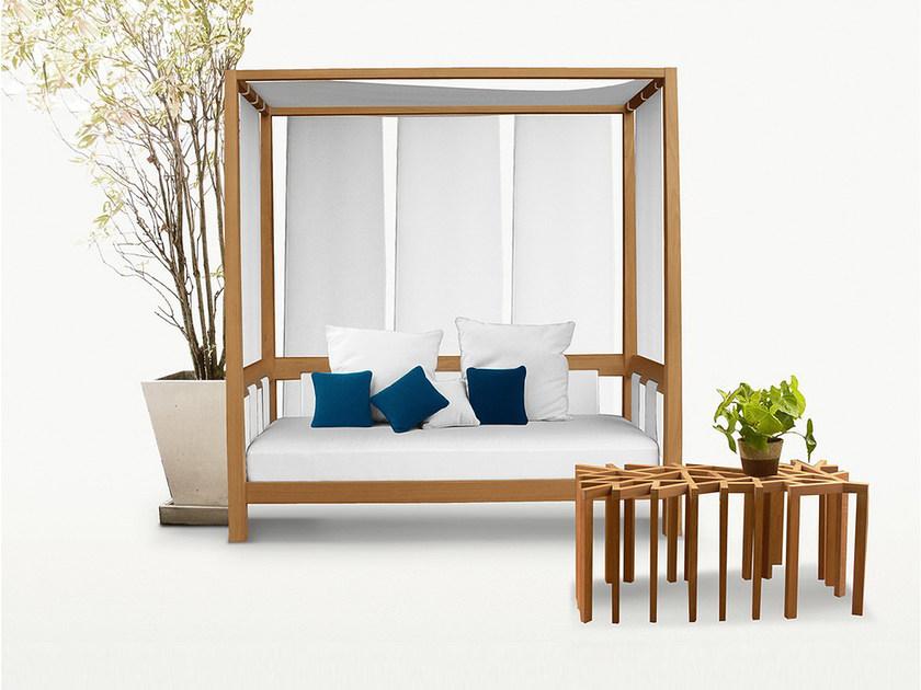 MOBIKA GARDEN Садовый столик из тика Nest sun-id-1357079 - Вид №3