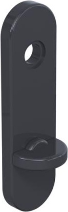 230.21RNR Короткая пластина для унитаза (р-техник) HEWI System 162 | Polyamid 