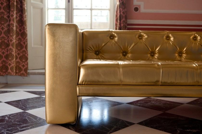 Domingo Salotti Тафтинговый 4-местный тканевый диван Tubby sun-id-1475235 - Вид №4