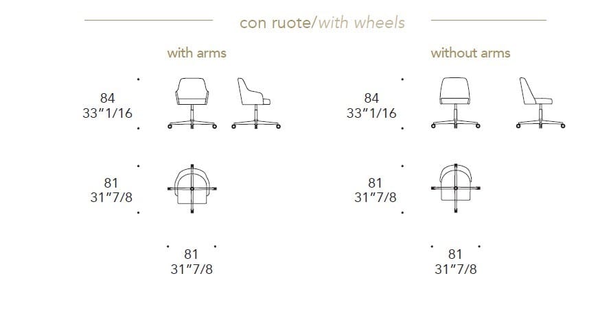 Тканевый регулируемый по высоте рабочий офисный стул с колесами REFLEX комфорт ARCH-00107556 - Вид №2