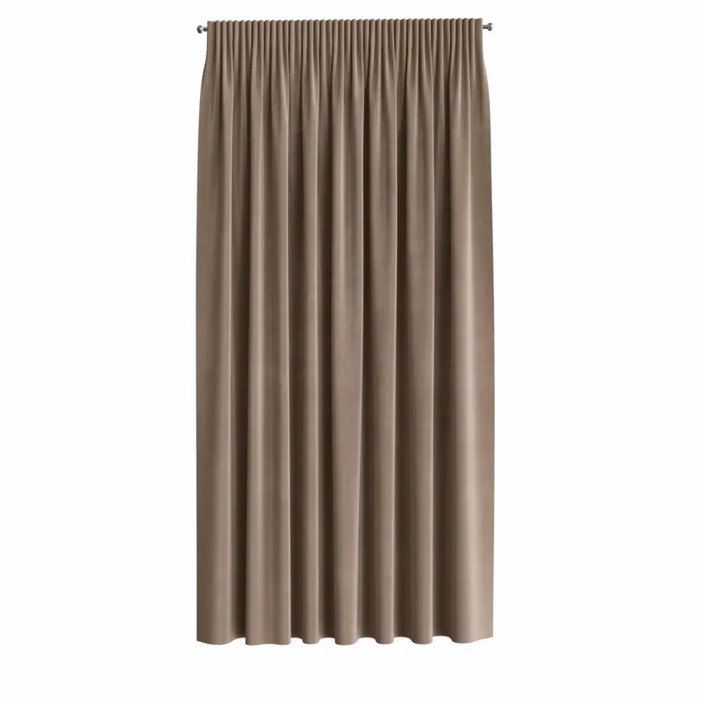 Штора на ленте 140x260 см цвет бежевый GARDEN STLM-2194072