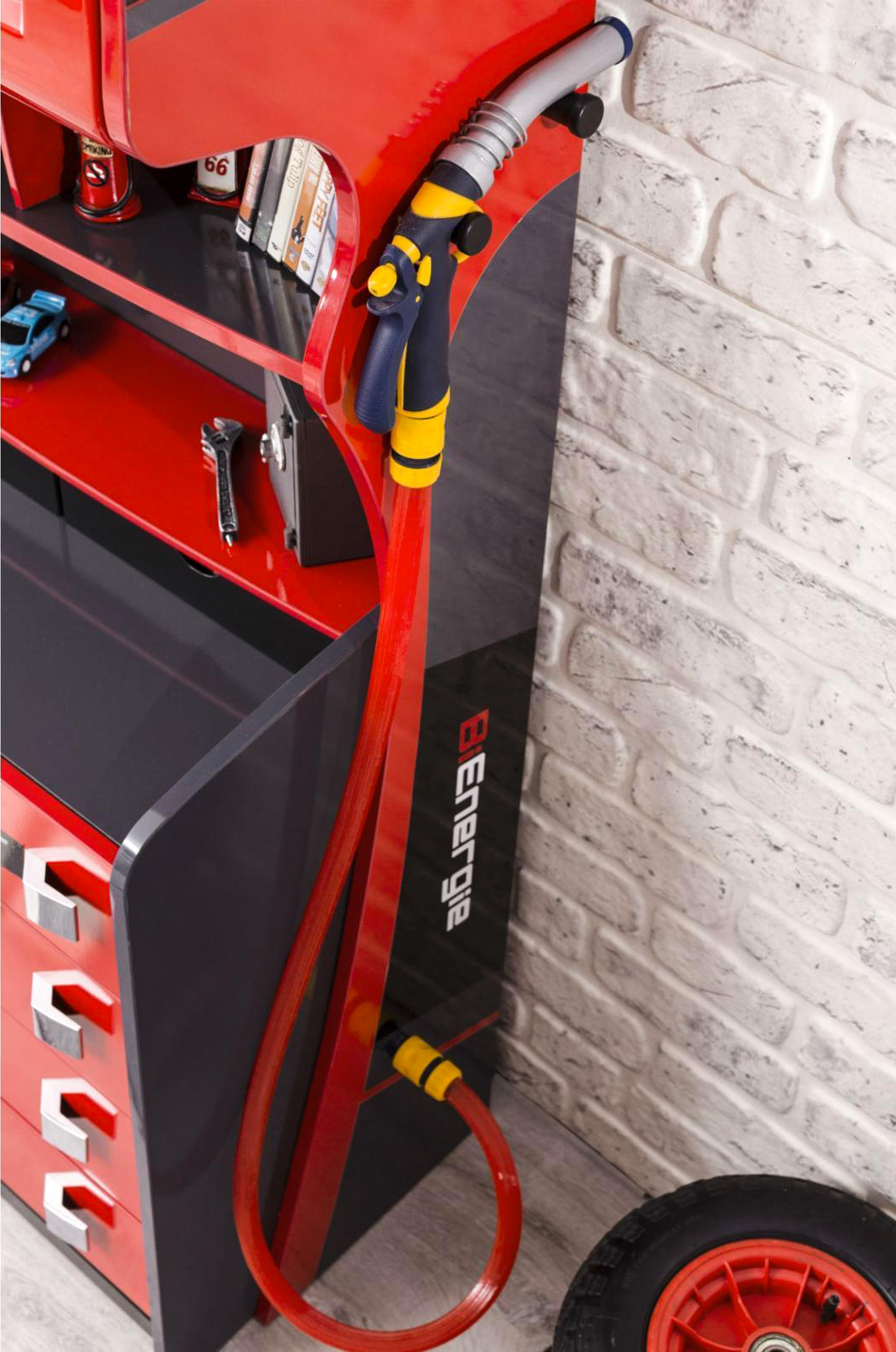 Комод детский высокий красный с ящиками Petrol Champion Racer CILEK CHAMPION RACER 00-3832249 Красный Santreyd  - Вид №4