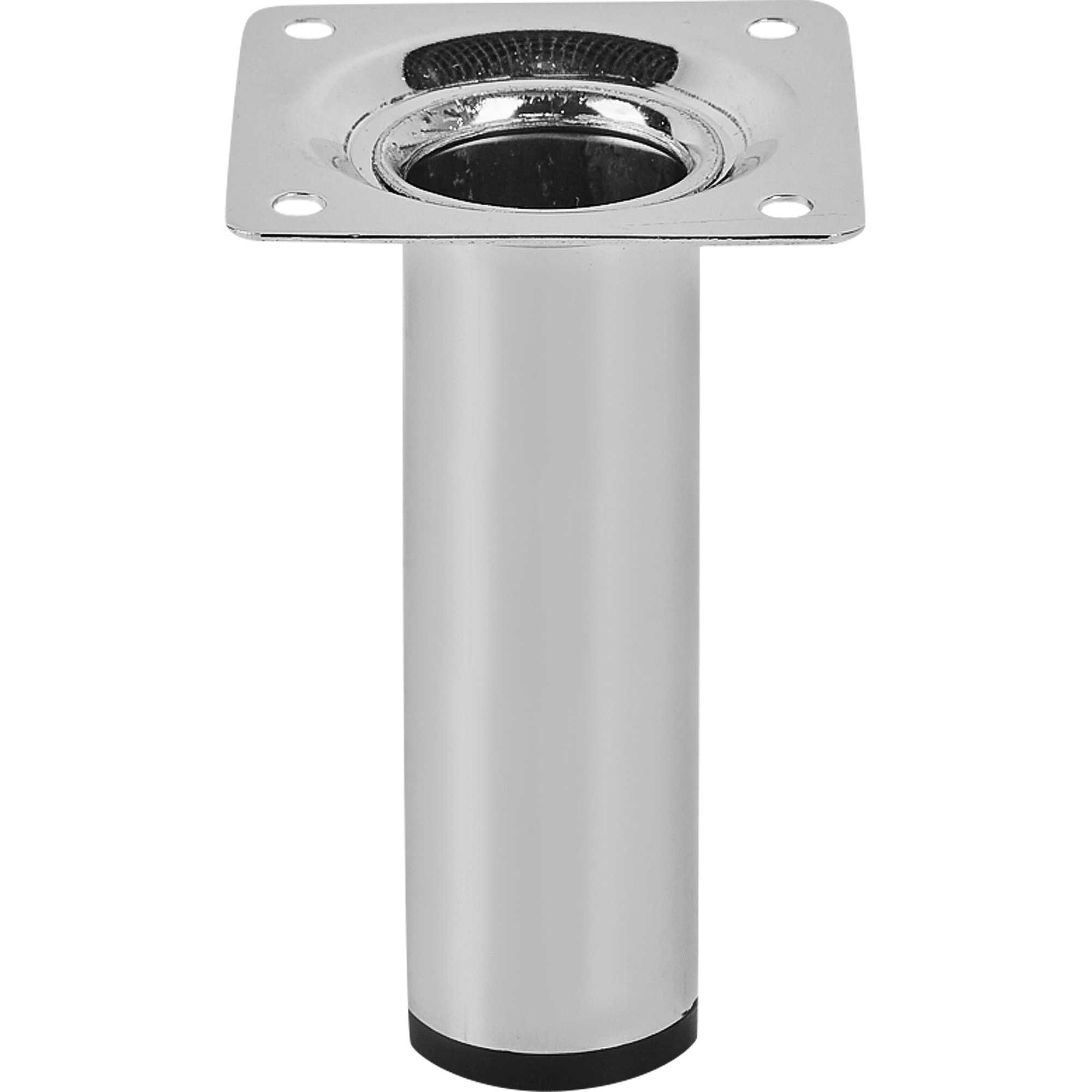 82732507 Ножка круглая 100х30 мм, сталь, цвет хром Santreyd 