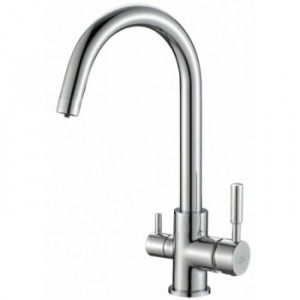 Steel Hammer SH 713 CR хром Смеситель для кухни Zorg 382 x 273