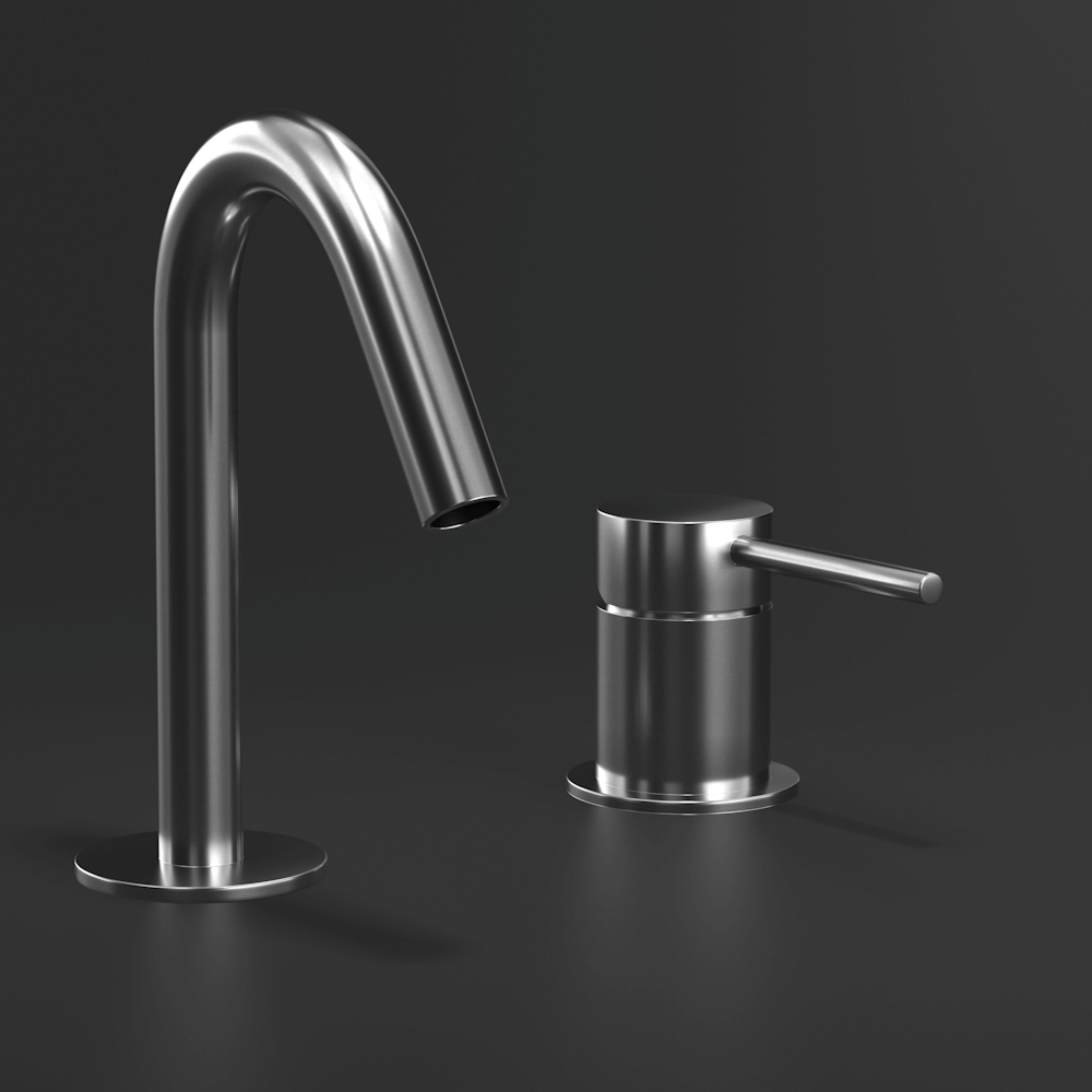 R330-S Смеситель для установки на палубу из нержавеющей стали Duten  - Вид №1