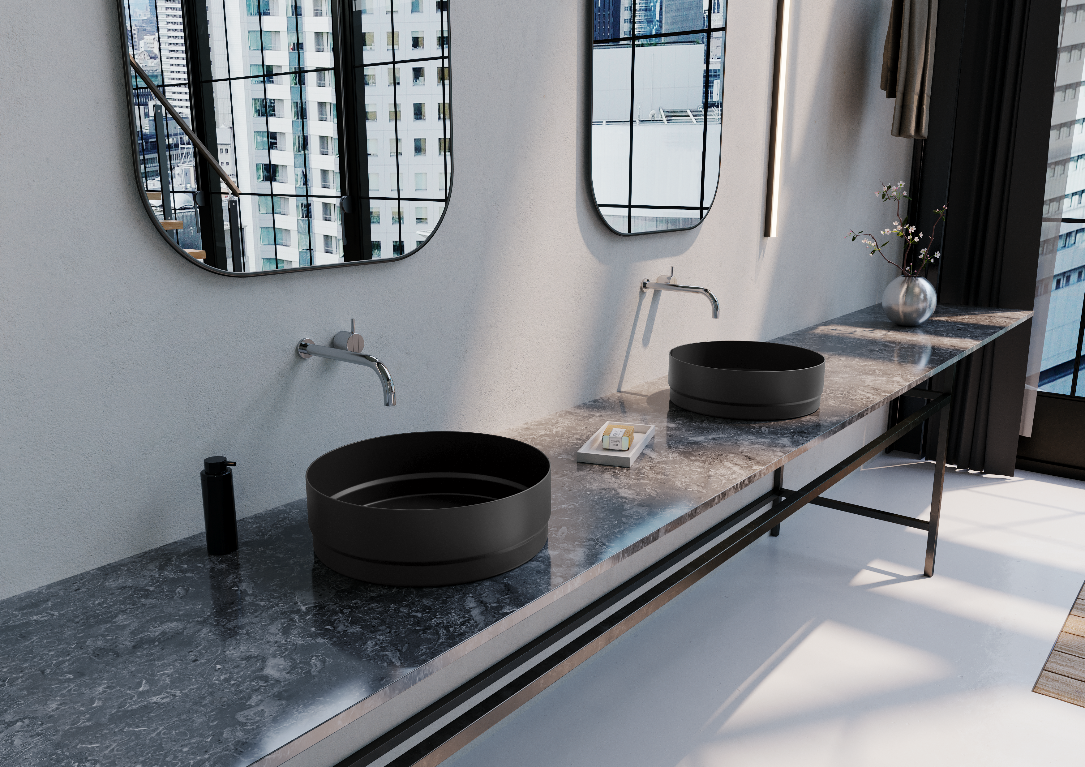 Умывальник KALDEWEI Сталь эмалированная 3191 445 теплый серый 10 3191445 - Вид №3