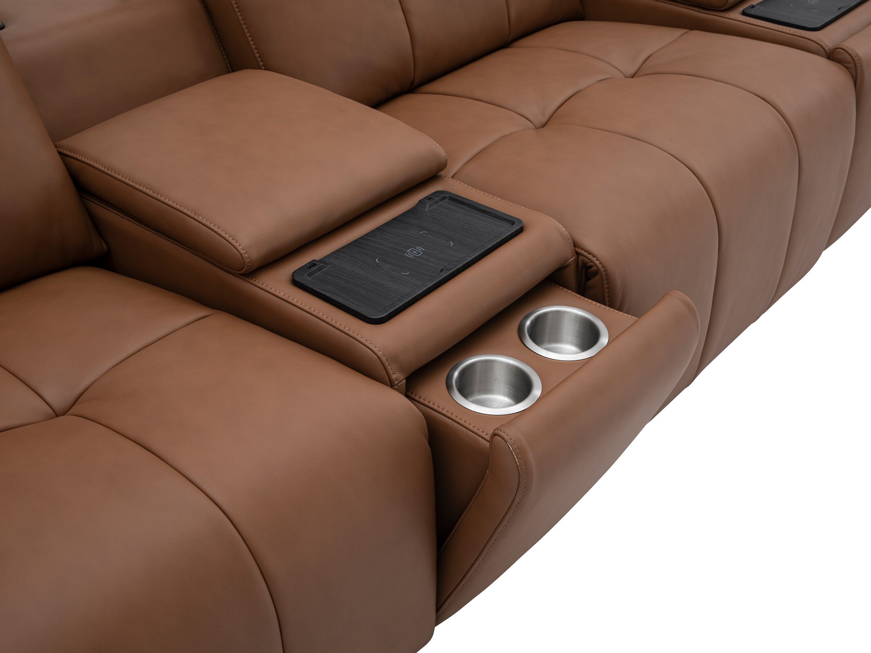 3-местный кожаный диван с откидной спинкой CAMPO DE' FIORI CDF819 ARCH-00116244 - Вид №4