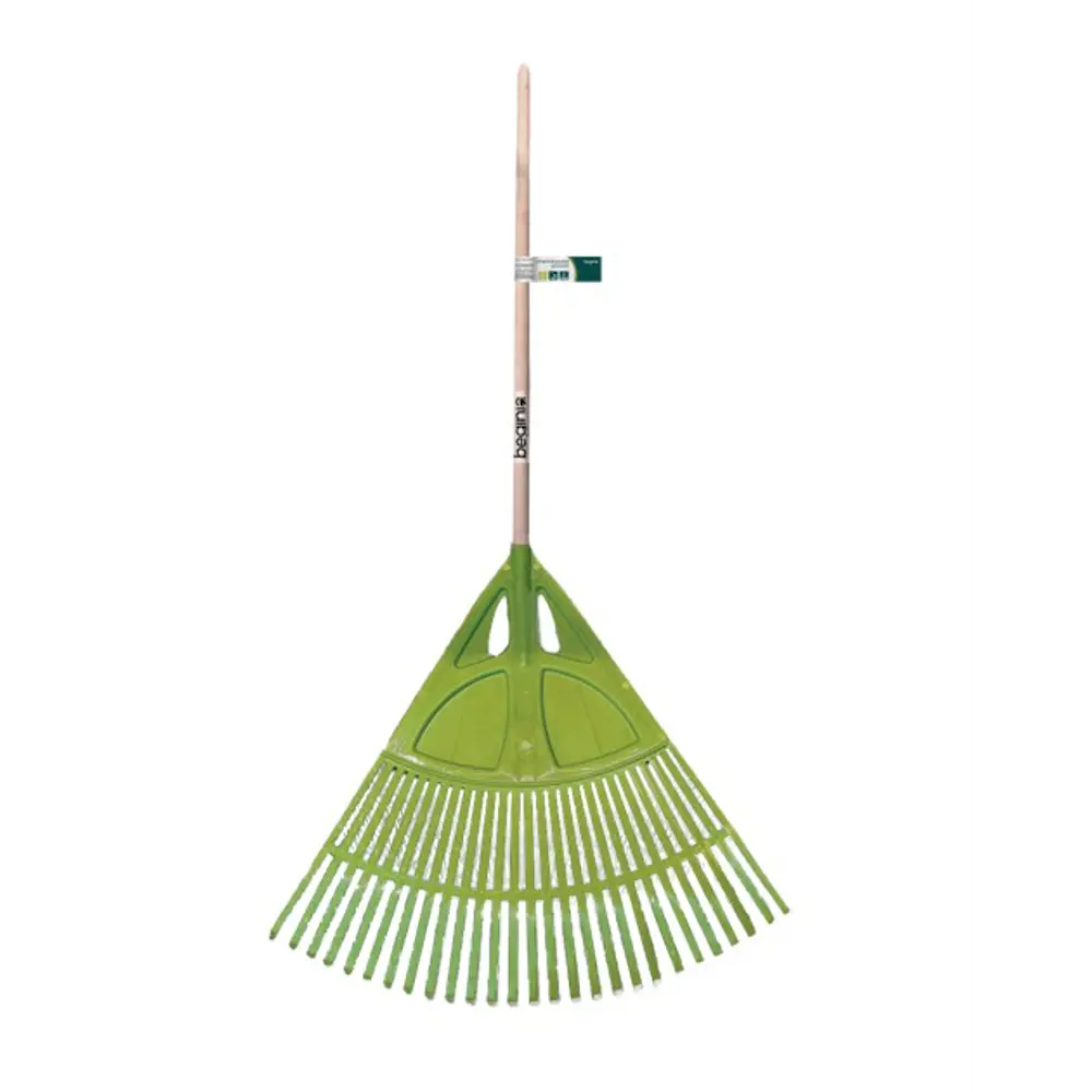 Грабли веерные BEGINIA 27 зубьев 177 см пластик с черенком STLM-2044236