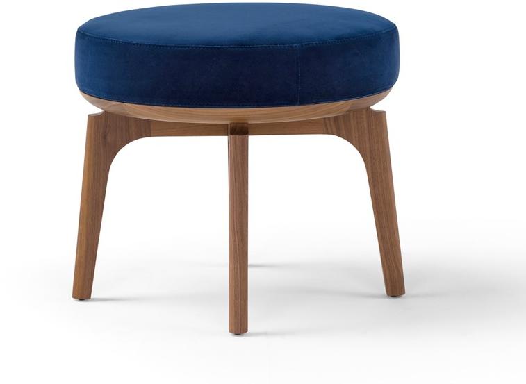 AMURA Низкий табурет с тканевой обивкой Olga Am051.001 - Вид №3