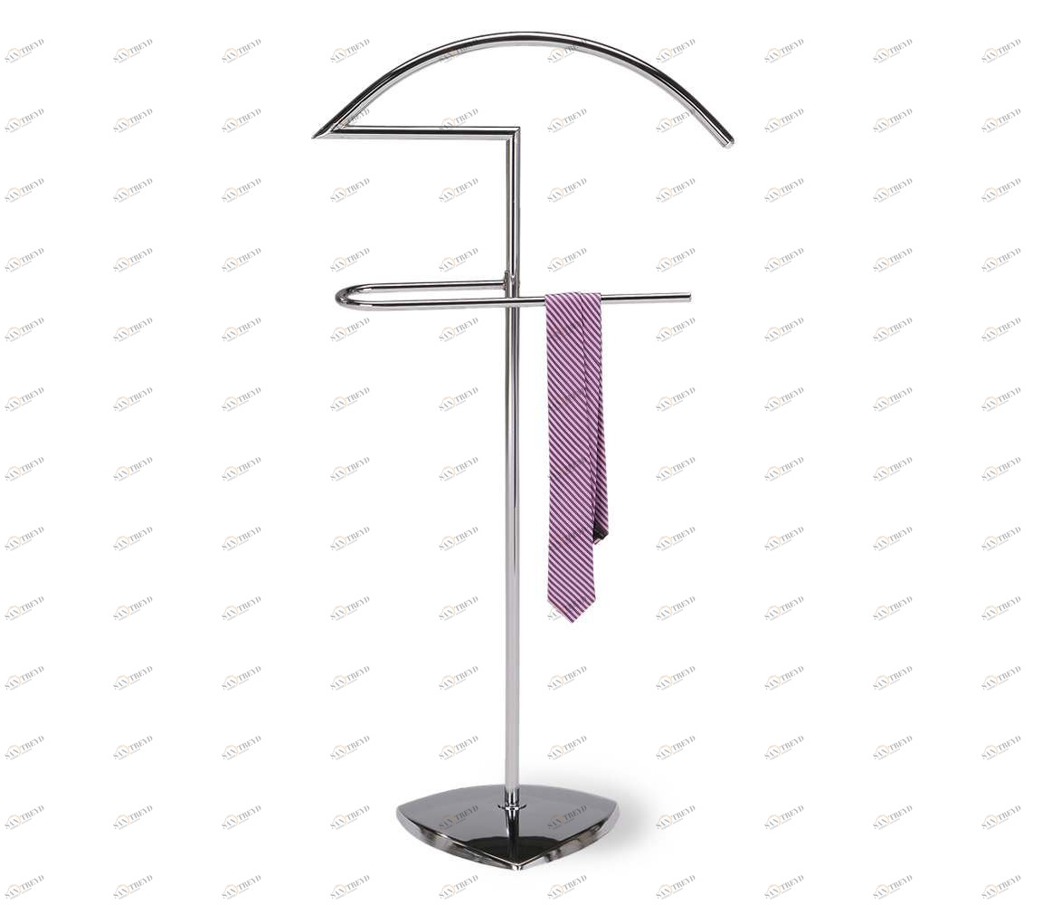 Вешалка костюмная Duga железная SHEFFILTON ДИЗАЙНЕРСКИЕ 015559 Серебро 