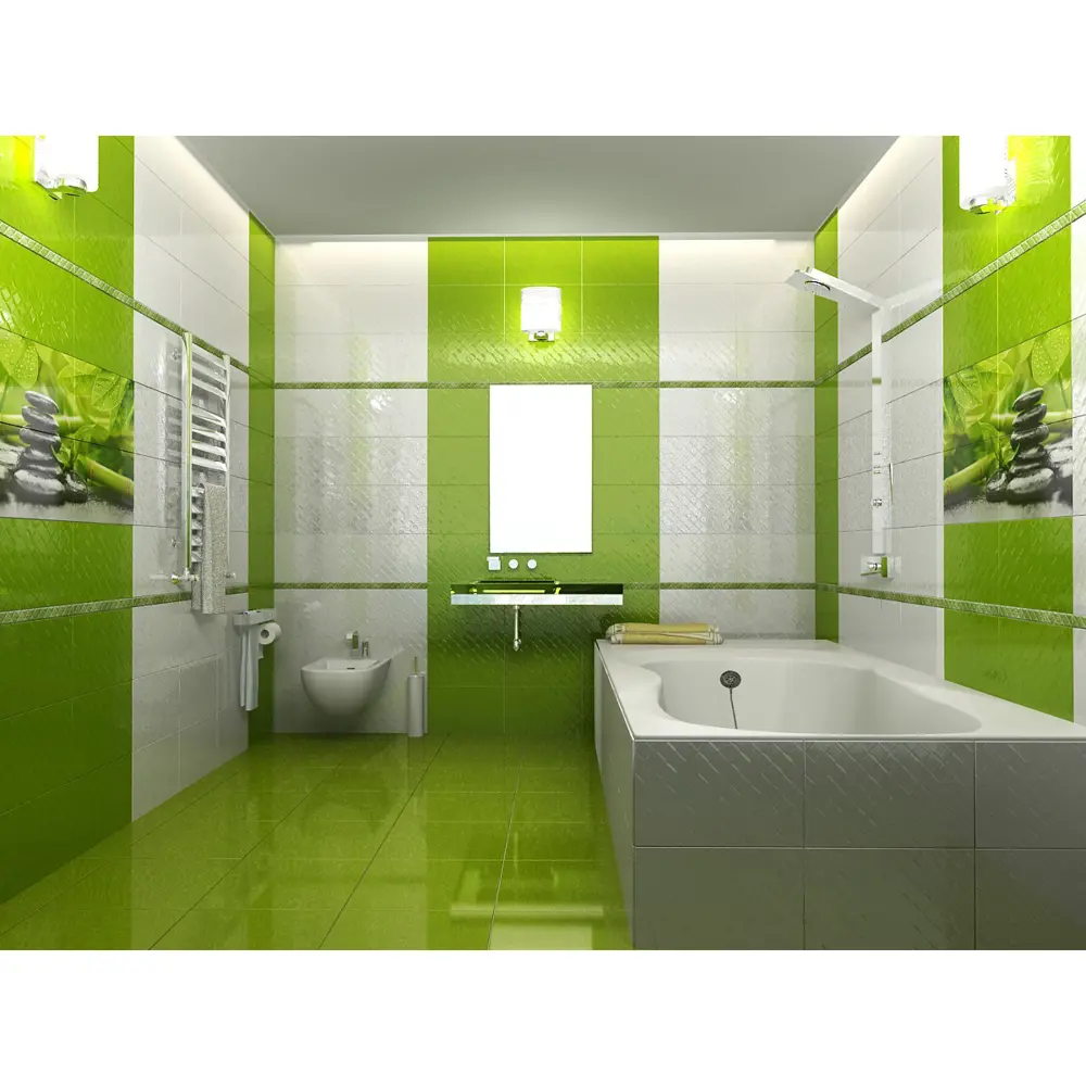 Бордюр Golden Tile «Relax HD» 40х3 см цвет зелёный 16268642 STLM-2088779  - Вид №2