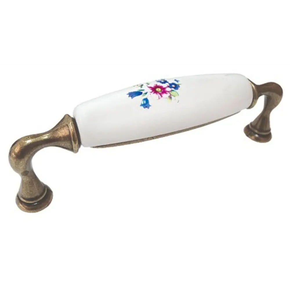 Мебельная ручка-скоба 128AB RS114AG.4/128/W01, керамика BOYARD STLM-2151779