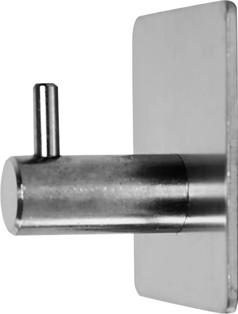 88581764 Крючок самоклеящийся квадратный прямой нержавеющий 2 шт. STLM-1012810