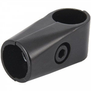 82402365 Соединитель для штанг Т-образный 25 мм цвет чёрный