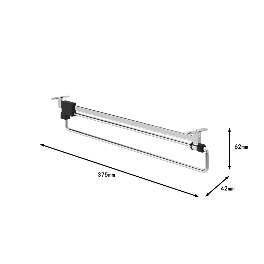 Выдвижная штанга 4.15x6.2x42 см металл цвет серый 89441007 STLM-2060829 Santreyd  - Вид №1