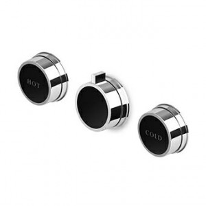 ZSV691.CN Встраиваемая ванна-душевая группа на 3 отверстия с переключателем. Zucchetti Savoir