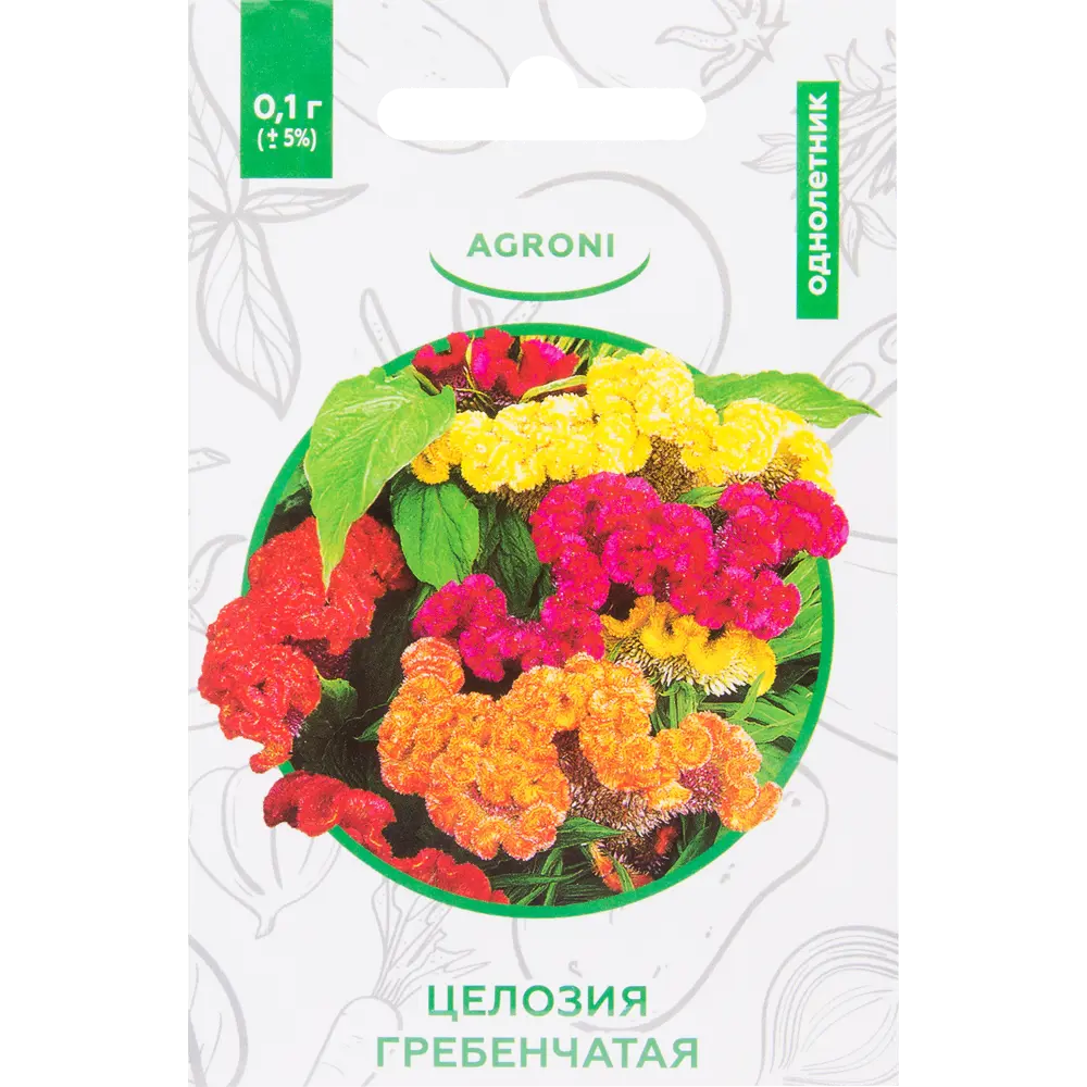 Семена цветов Целозия гребенчатая смесь окрасок Agroni 82457715 STLM-2075015 