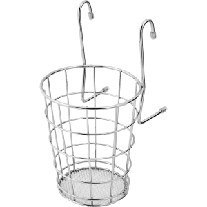 Корзина для рейлинга Аквадекор Stick круглая 14x13x24 см сталь цвет серый 82488060 STLM-2165594
