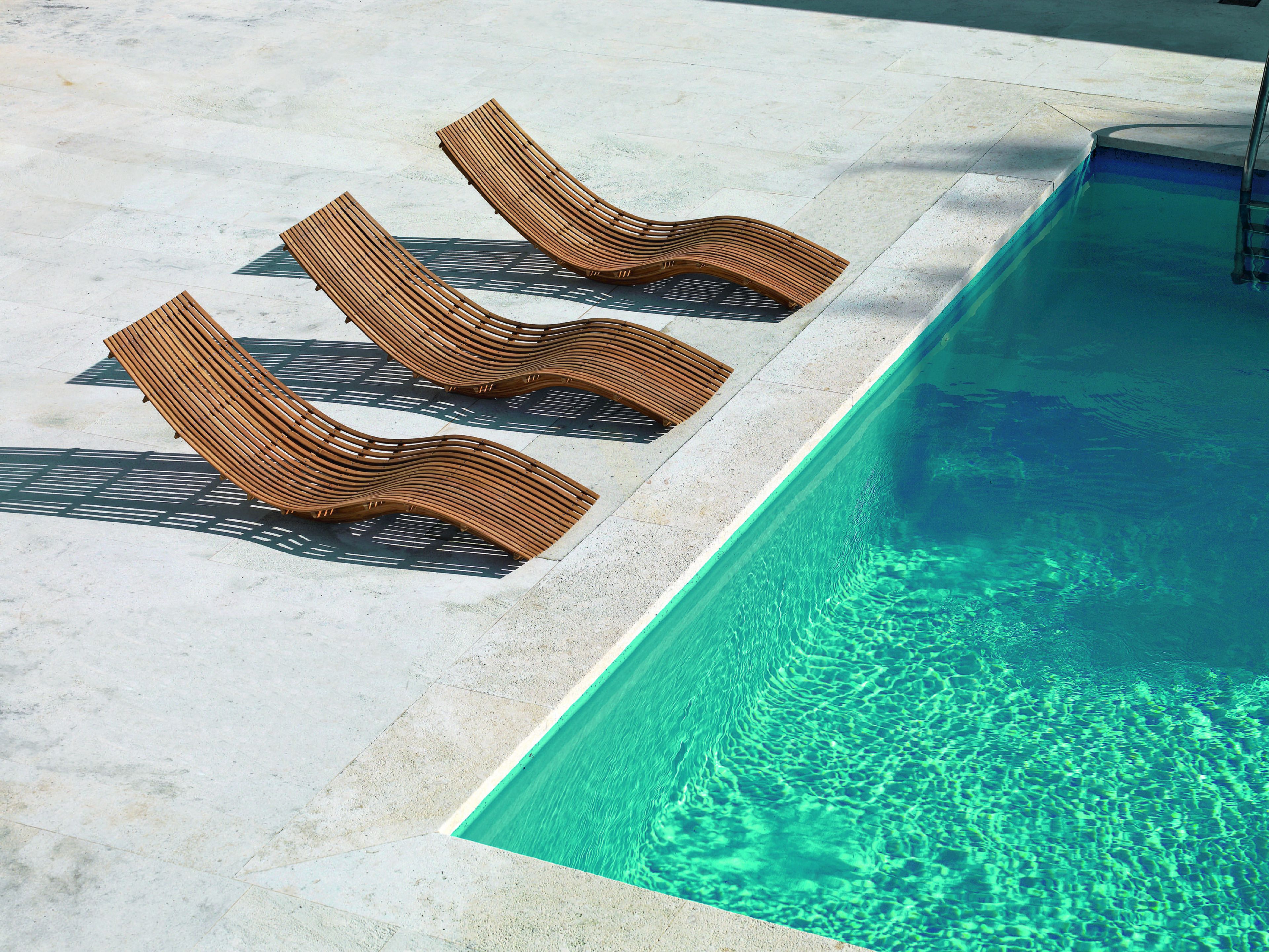 Штабелируемая Садовая кровать из тикового дерева Unopiù Качели ARCH-00087169 - Вид №2