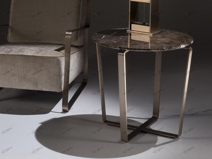 F.lli Orsenigo Круглый журнальный столик из мрамора Sushi sun-id-1362144