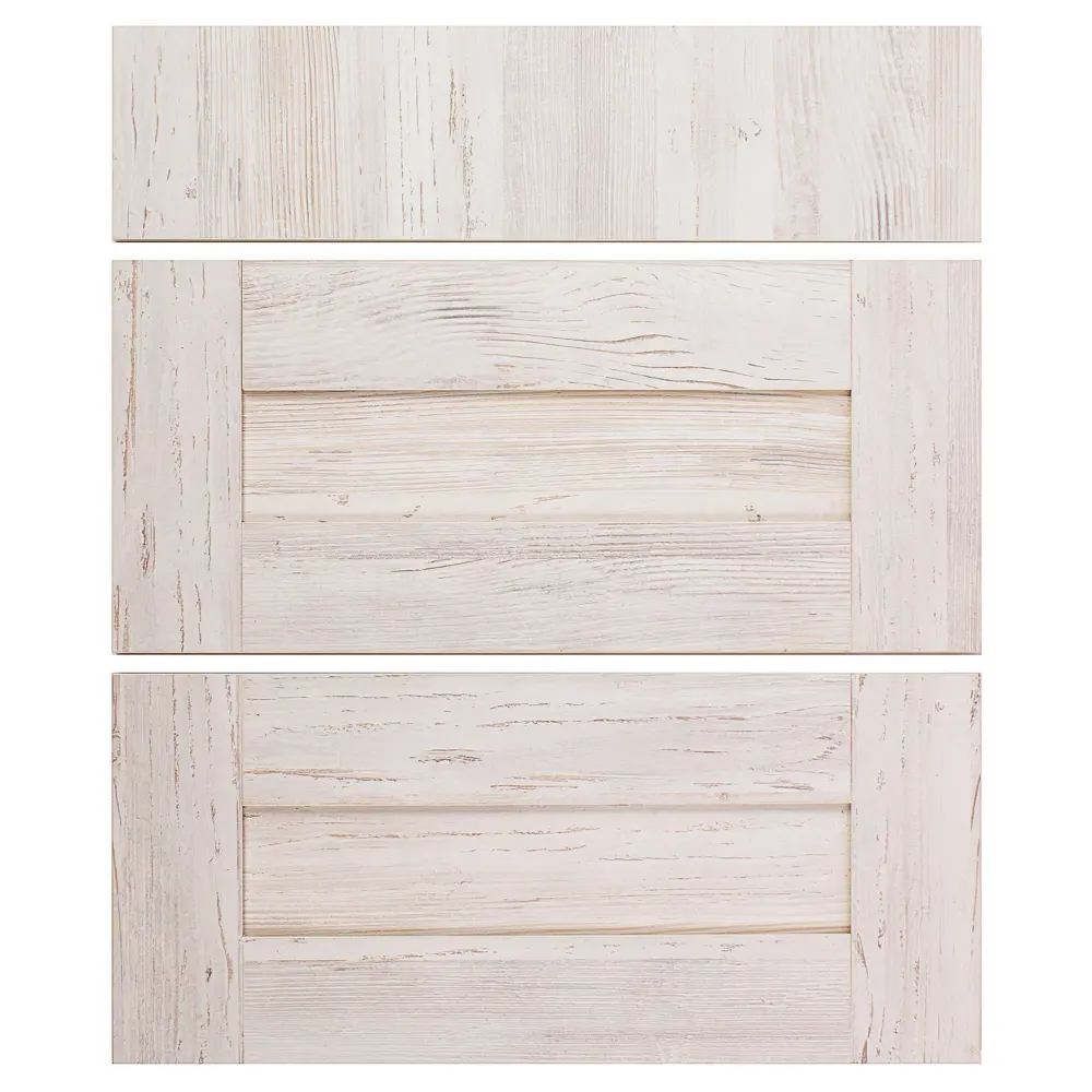 Двери для шкафа Delinia «Фрейм светлый» 60x70 см, ЛДСП, цвет белый, 3 шт STLM-2031094