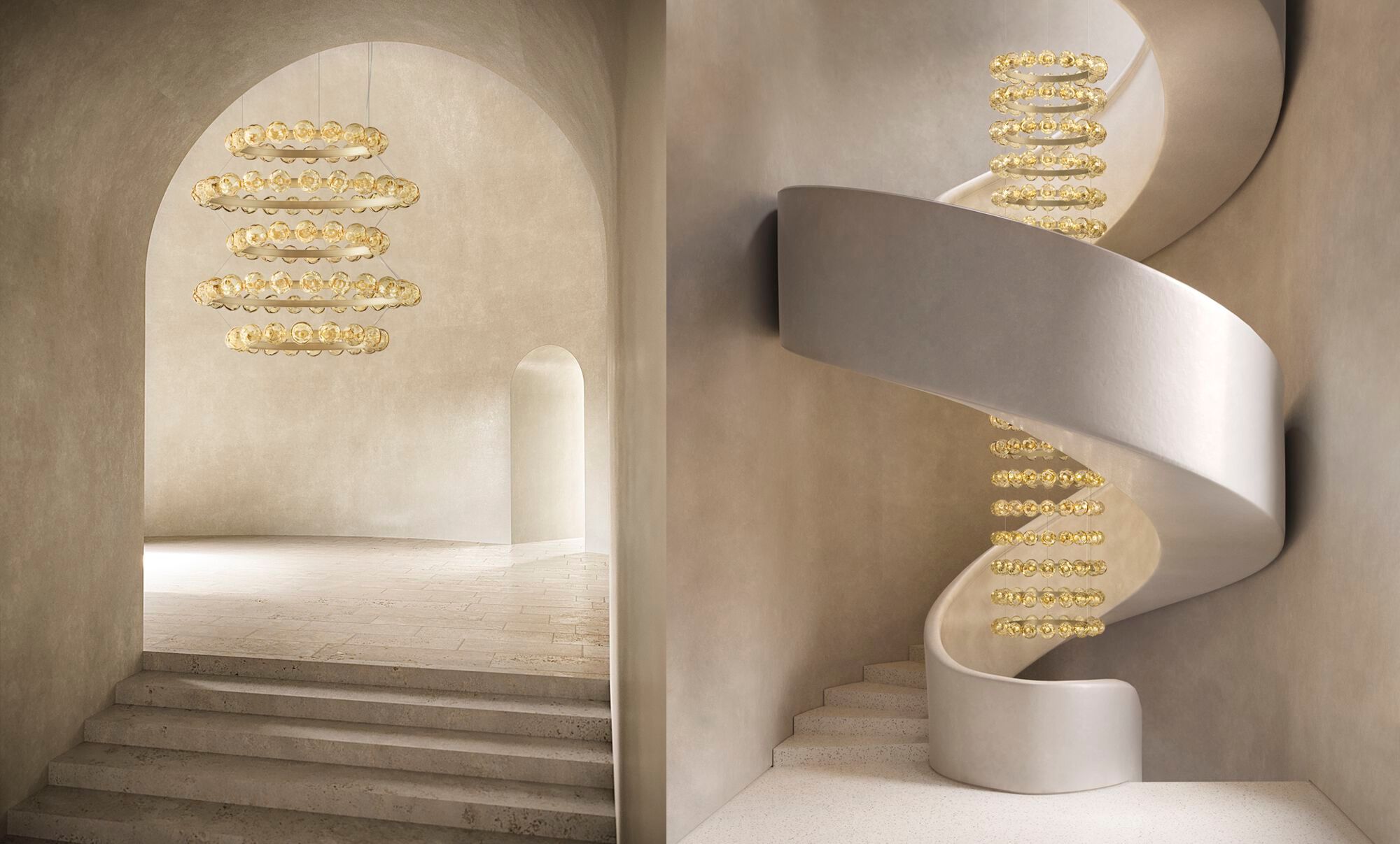 Выдувное стекло светодиодный подвесной светильник Panzeri Muranè R ARCH-00045083 - Вид №14