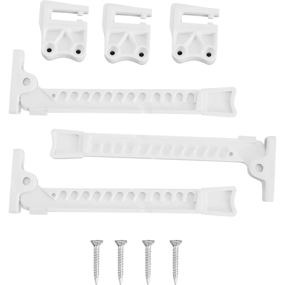 Блокиратор на окно «Гребенка» пластик цвет белый 3 шт 100 % BABY SAFETY STLM-2098029 - Вид №1